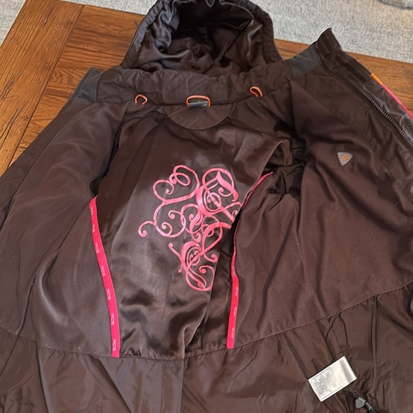 Nike ACG StormFit Ski Coat Women’s Retro Parka  Brown Orange Pink Red Size M - Picture 7 of 16
